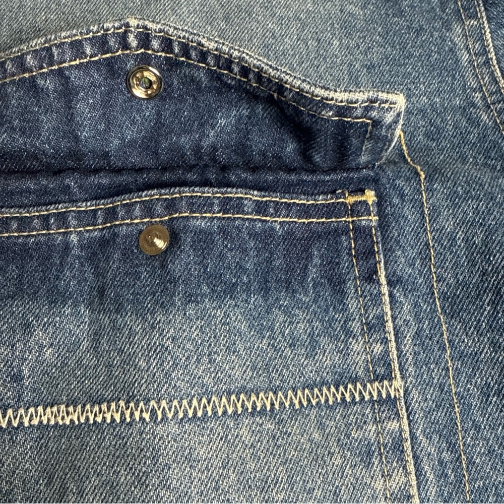 VTG Sean John Jacket Men Blue Denim Pearl Snap Button Pockets Cowboy. - Picture 4 of 14
